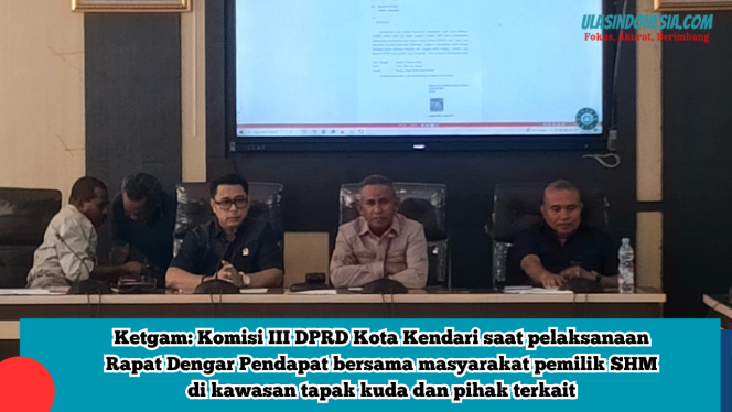 
 DPRD Kota Kendari Gelar RDP Perihal Sengketa Lahan Eks Kopperson